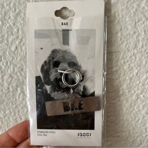 New BAE Stainless Steel Dog Tag, 1.75”